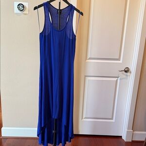 Royal Blue High Low Dress